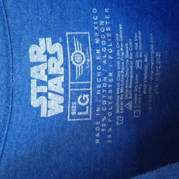 STAR WARS AT-AT Imperial Walker Schematics T-Shirt Large - Picture 3 of 6